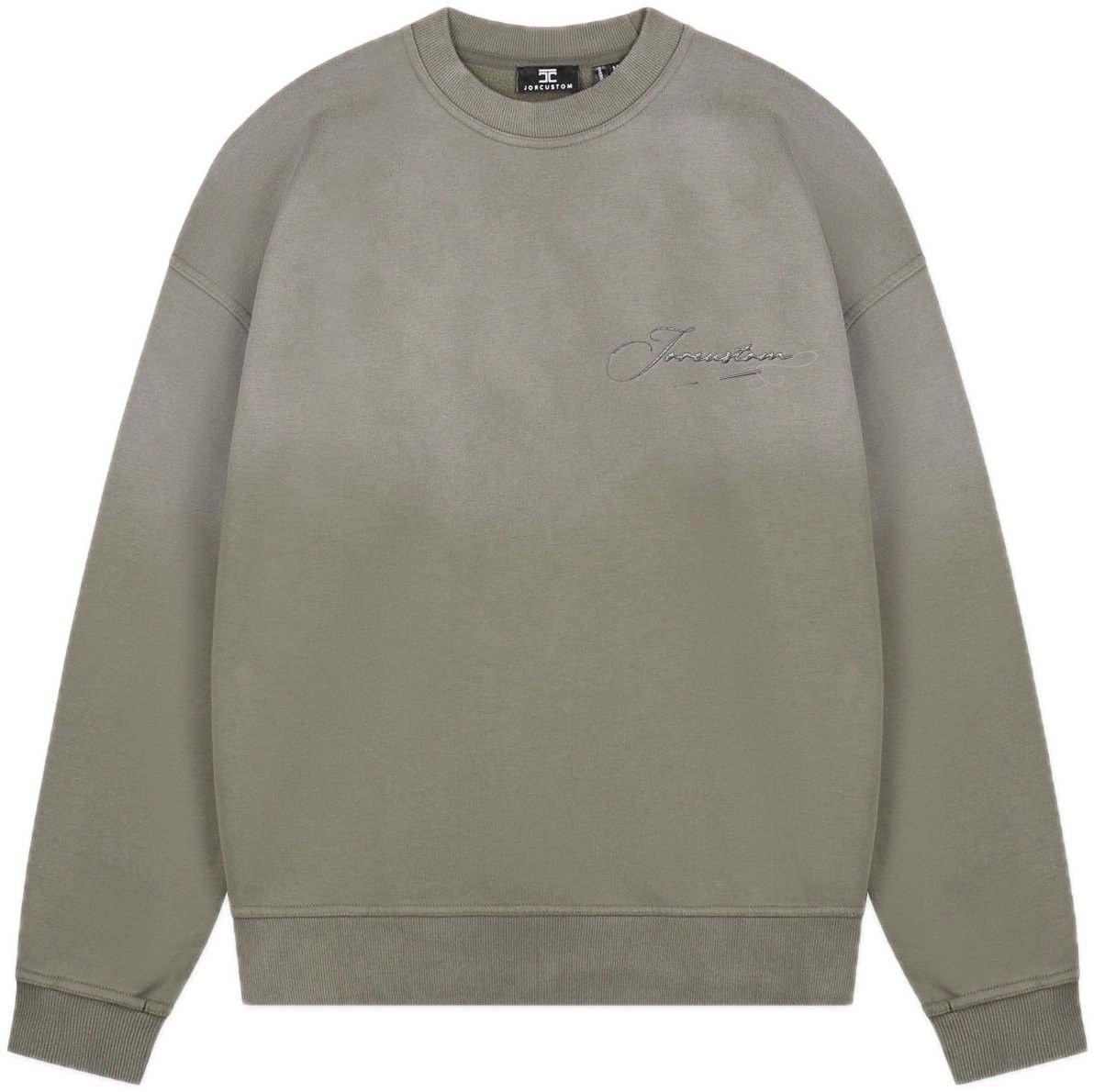 JORCUSTOM Renaissanc Sun Sweater VintageGreen Groen