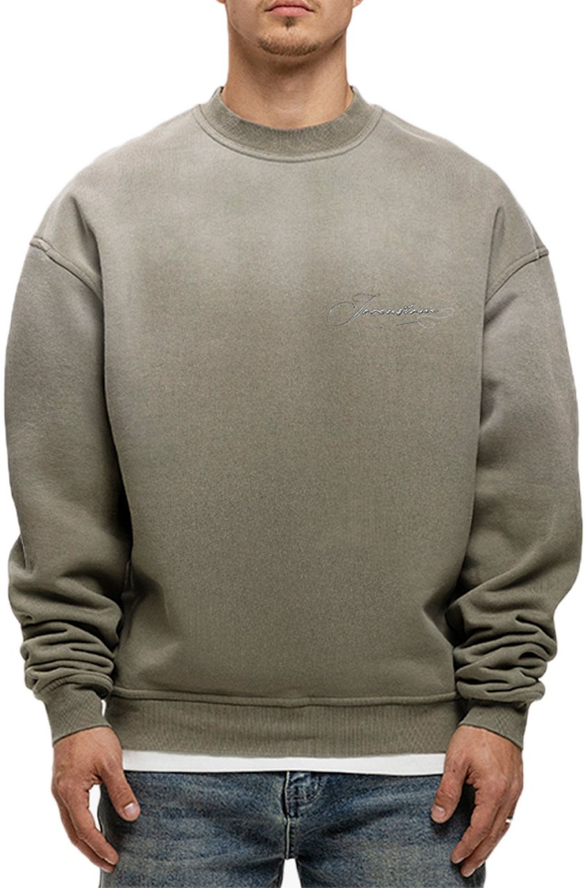 JORCUSTOM Renaissanc Sun Sweater VintageGreen Groen