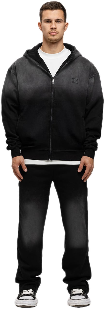 JORCUSTOM Sunfade Jogger Black Zwart