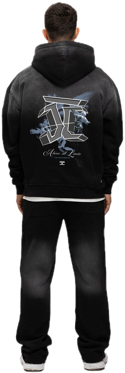 JORCUSTOM Sunfade Jogger Black Zwart