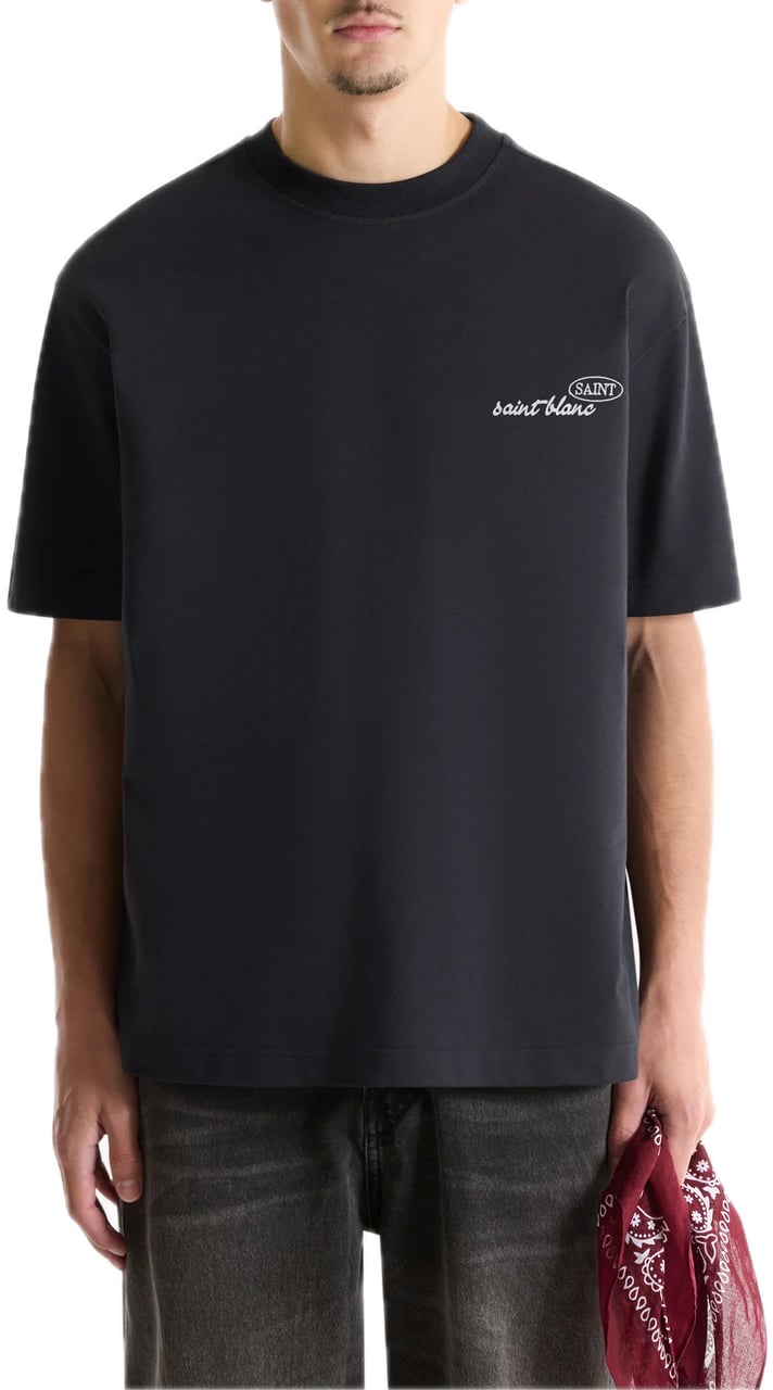 Saint Blanc Cache T-Shirt Zwart