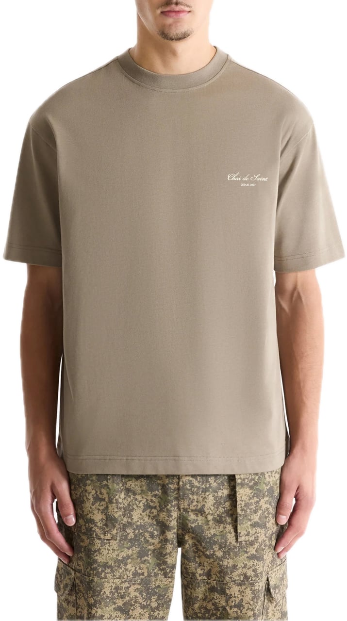 Saint Blanc Avenue T-Shirt Brindle Bruin