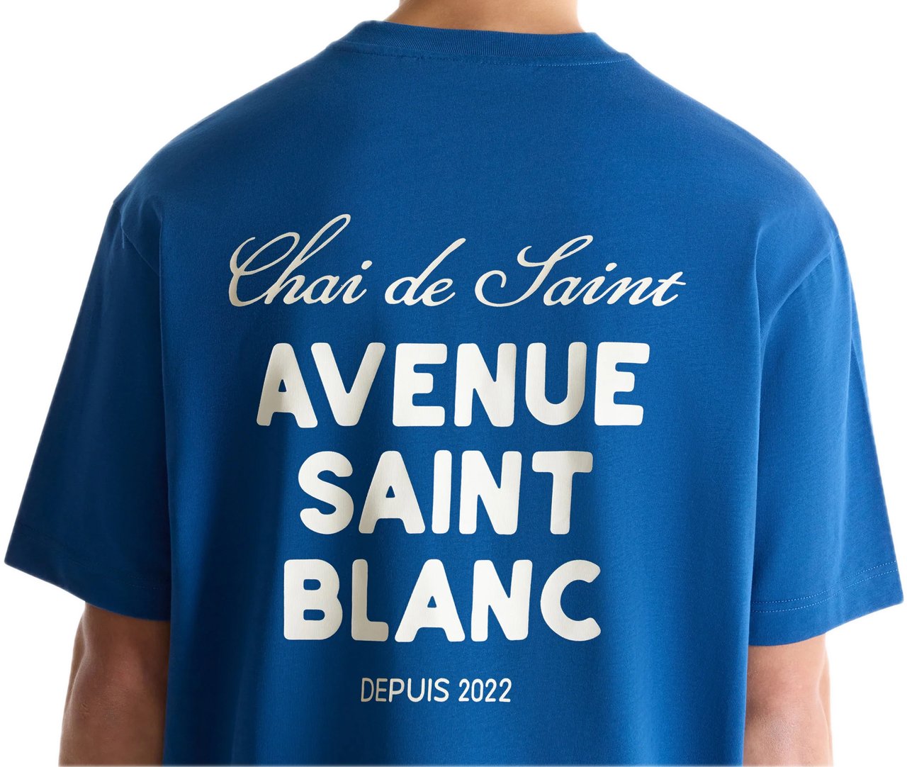 Saint Blanc Avenue T-Shirt Set Sail Blauw