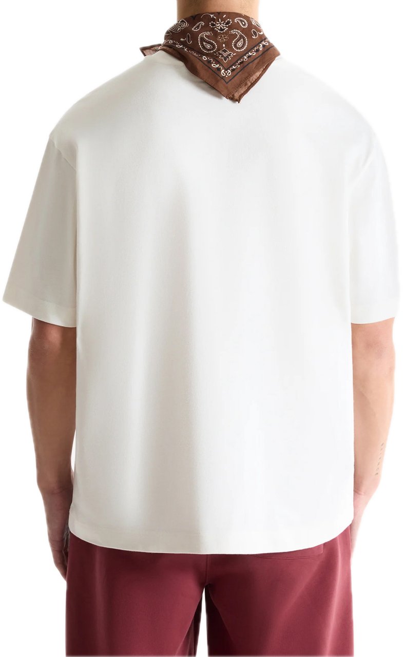 Saint Blanc Bold Logo T-Shirt White Alyssum Wit