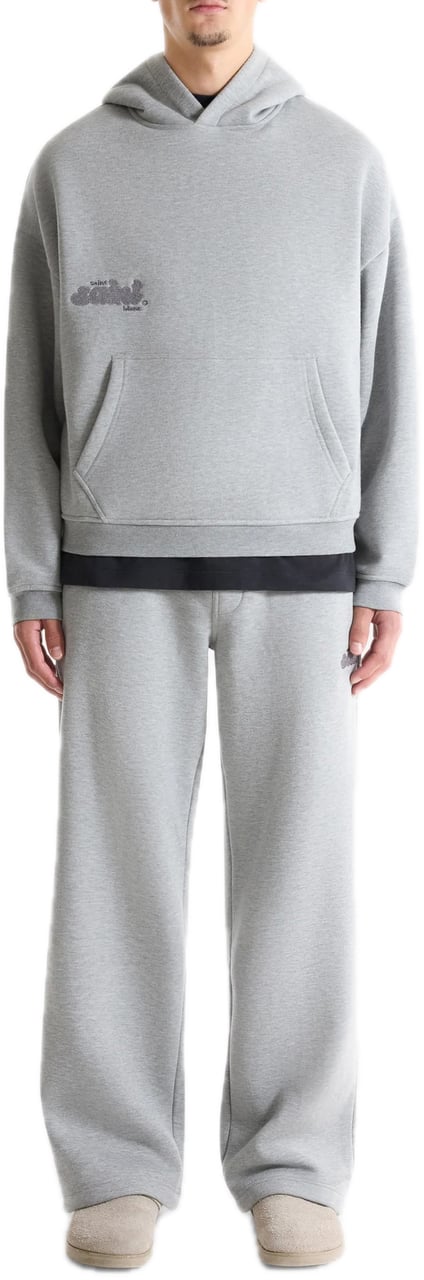 Saint Blanc Full Service Hoodie Grey Melange Grijs