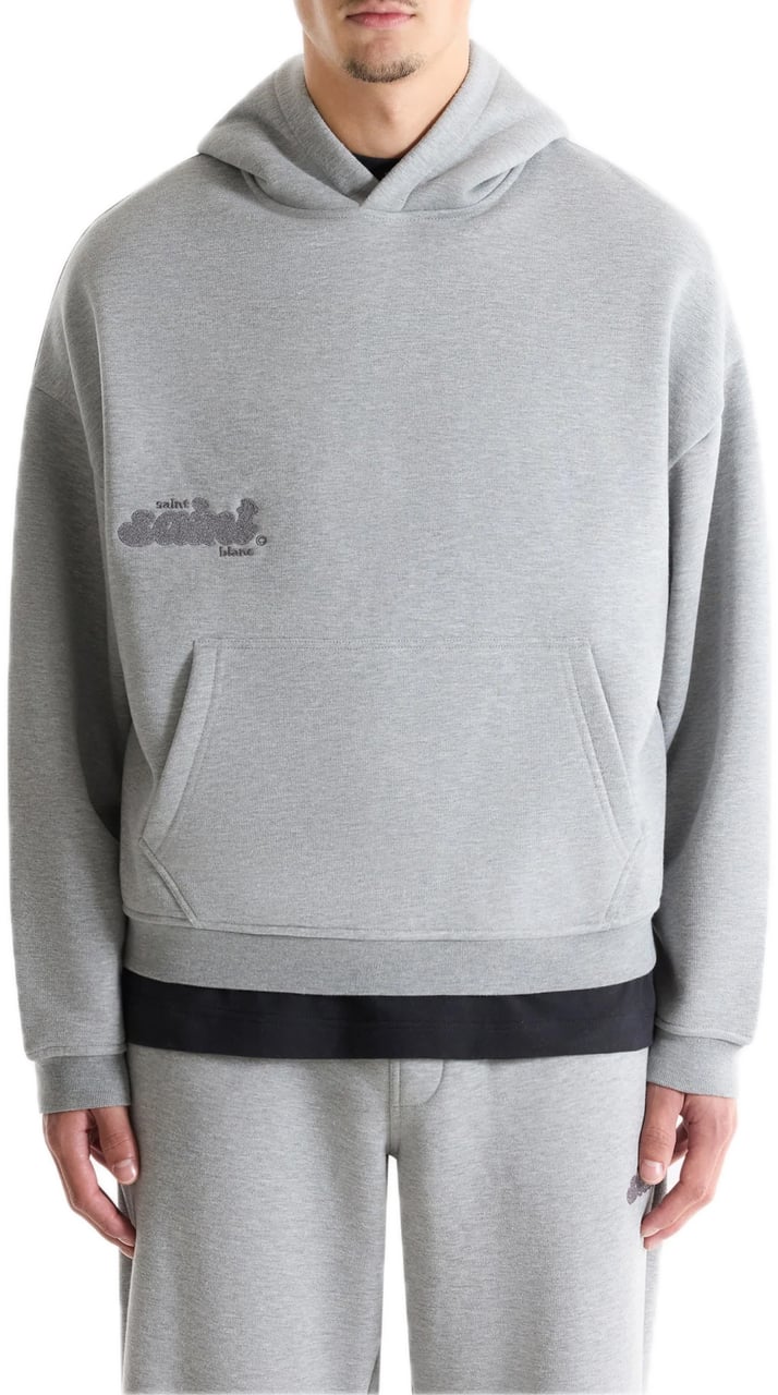 Saint Blanc Full Service Hoodie Grey Melange Grijs