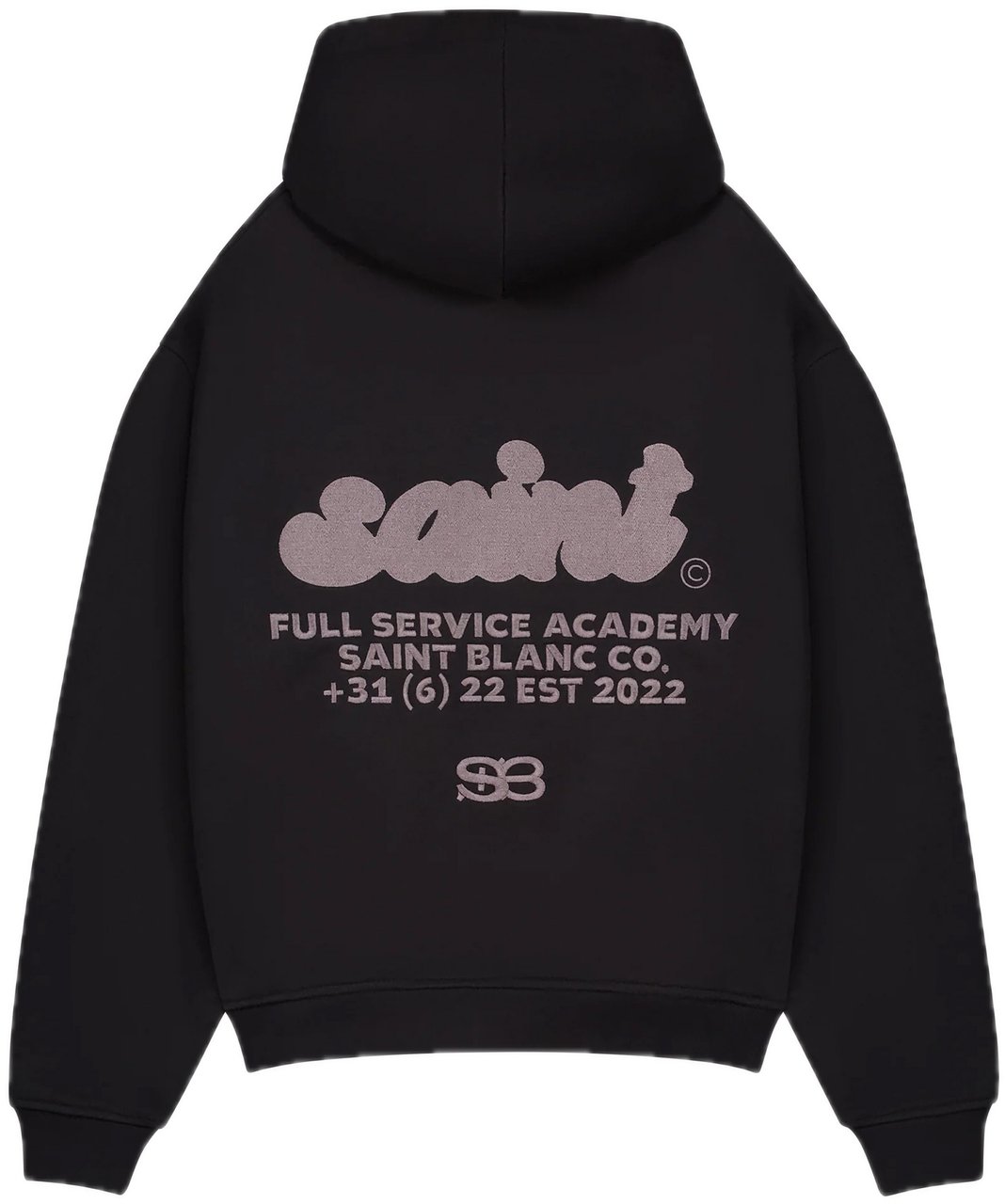 Saint Blanc Full Service Hoodie Caviar Zwart