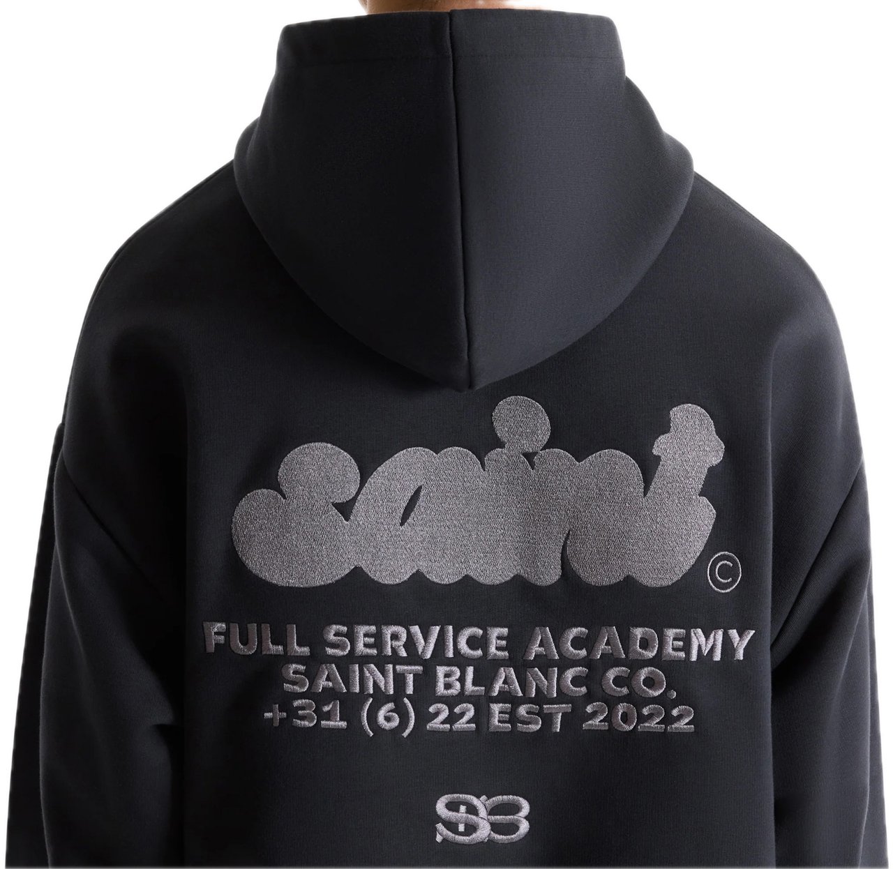 Saint Blanc Full Service Hoodie Caviar Zwart