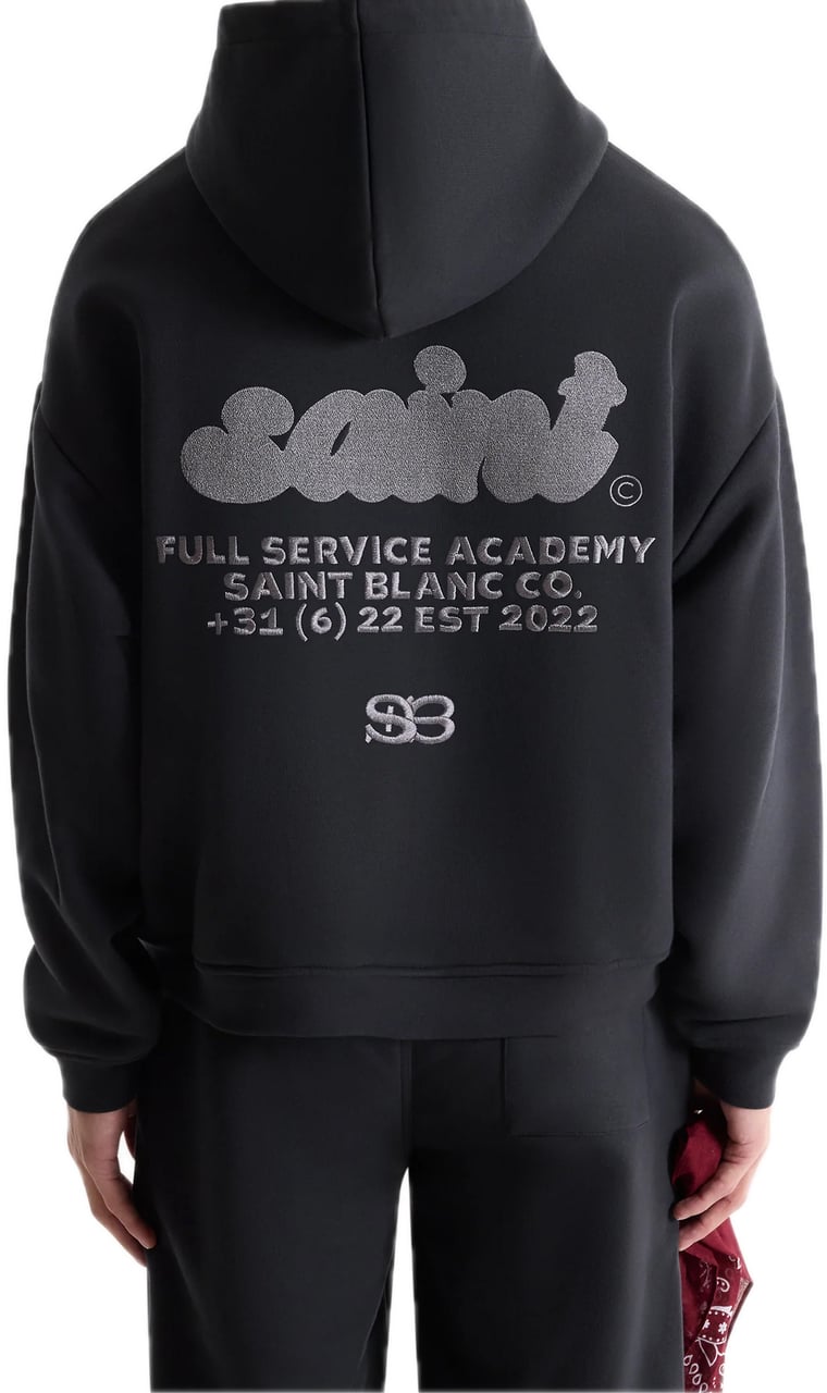 Saint Blanc Full Service Hoodie Caviar Zwart