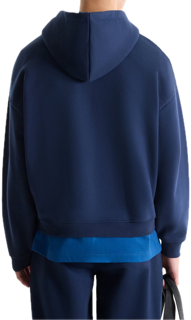 Saint Blanc Flower Patch Zipper Blue Blauw