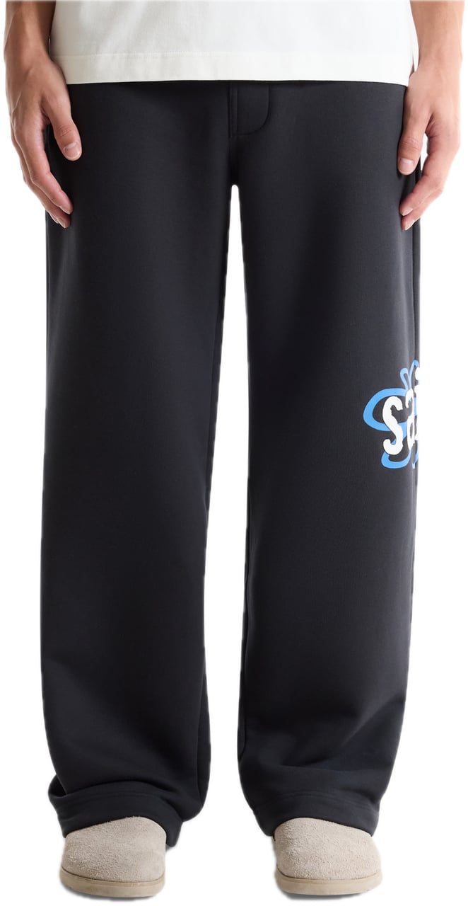 Saint Blanc Flower Patch Loose Jogger Black Zwart