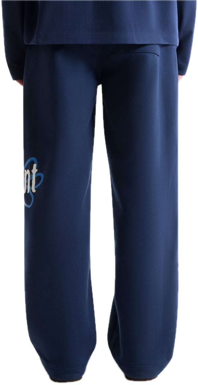 Saint Blanc Flower Patch Loose Jogger Blue Blauw