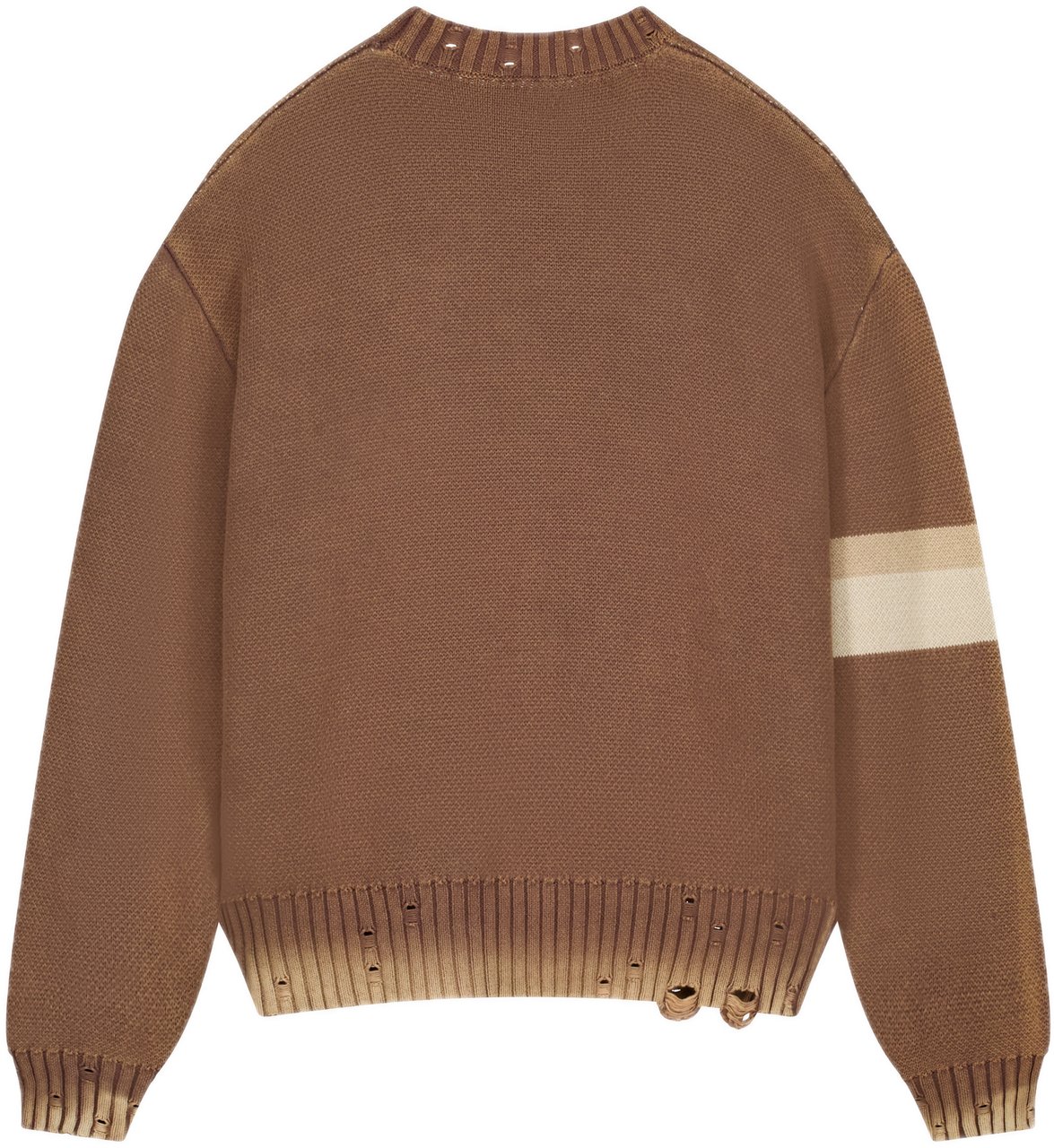 Saint Blanc Mink Cut Neck Sweater Bruin