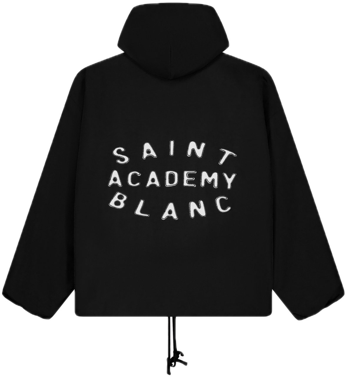 Saint Blanc Academy Hooded Coach Jacket Zwart