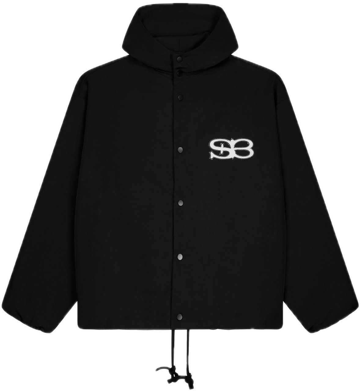 Saint Blanc Academy Hooded Coach Jacket Zwart