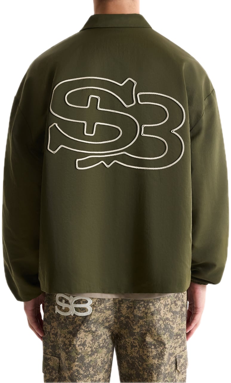 Saint Blanc Interlock Coach Jacket Groen