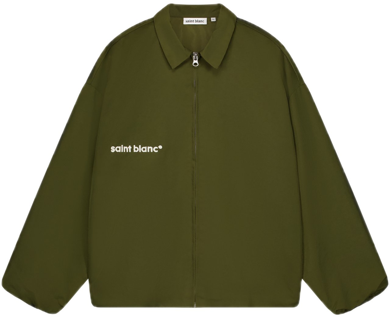 Saint Blanc Interlock Coach Jacket Groen