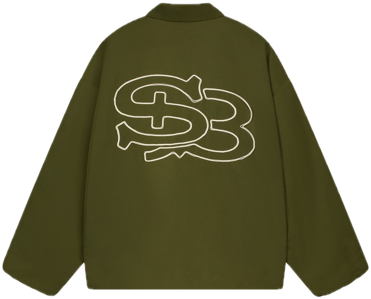 Saint Blanc Interlock Coach Jacket Groen