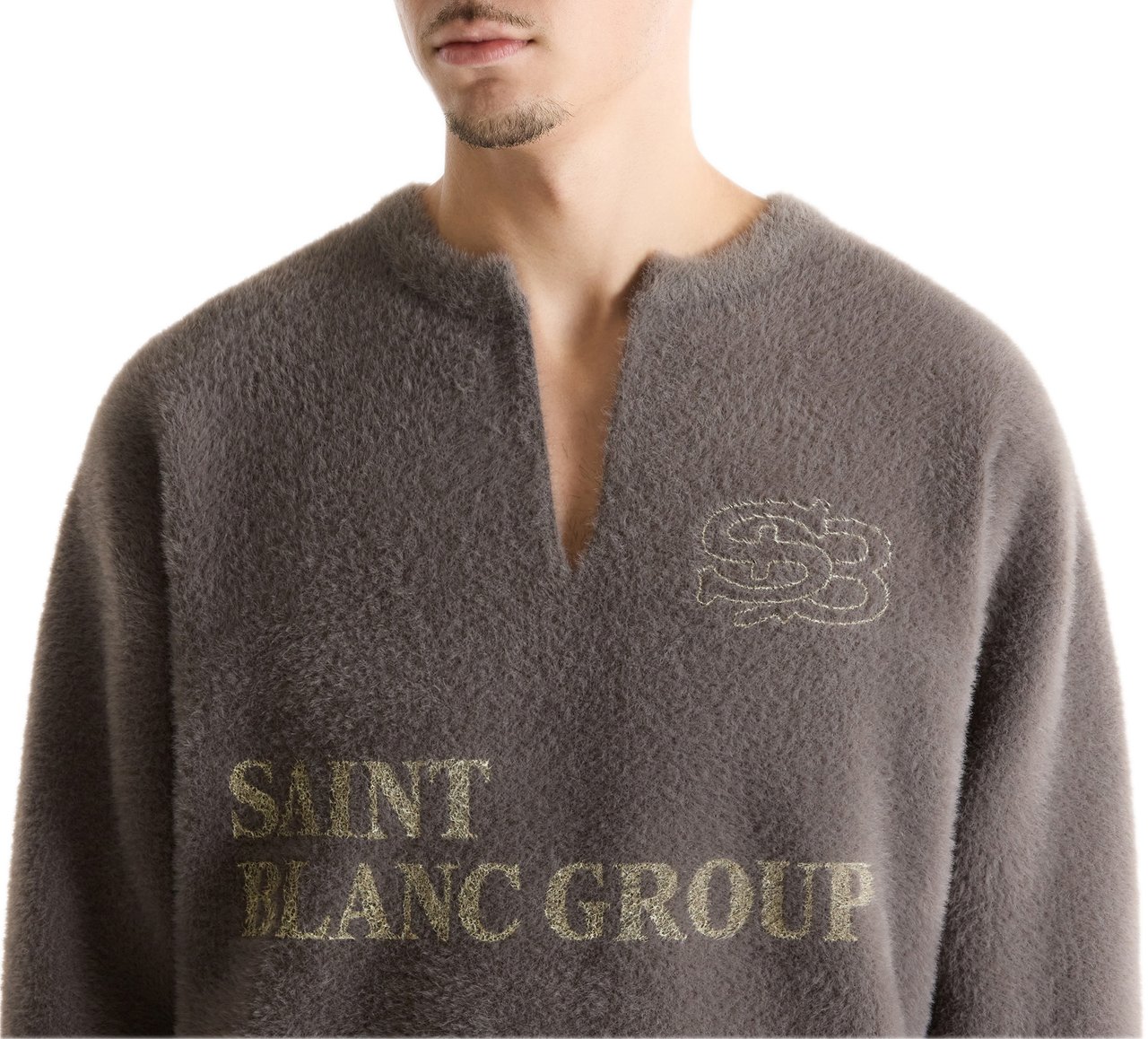 Saint Blanc Patrol Knit Sweater Bruin