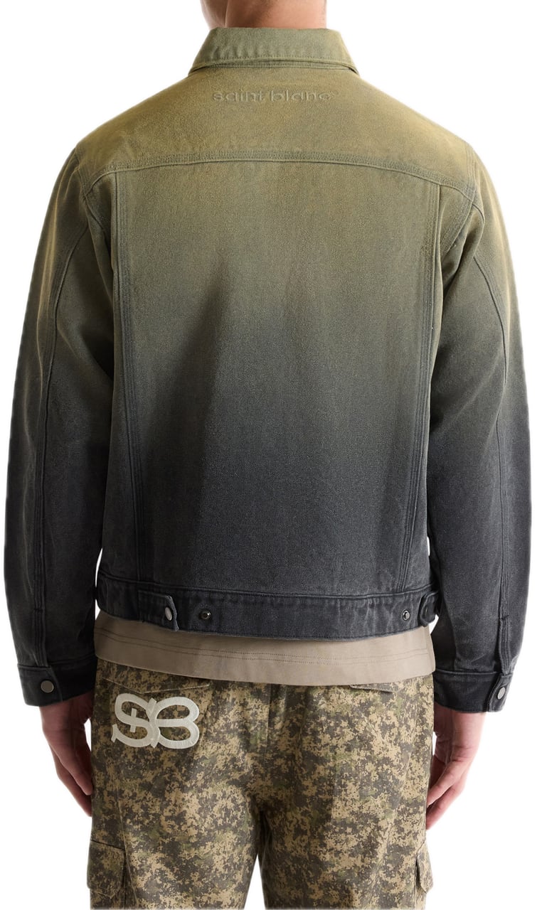 Saint Blanc Blend Canvas Jacket Groen