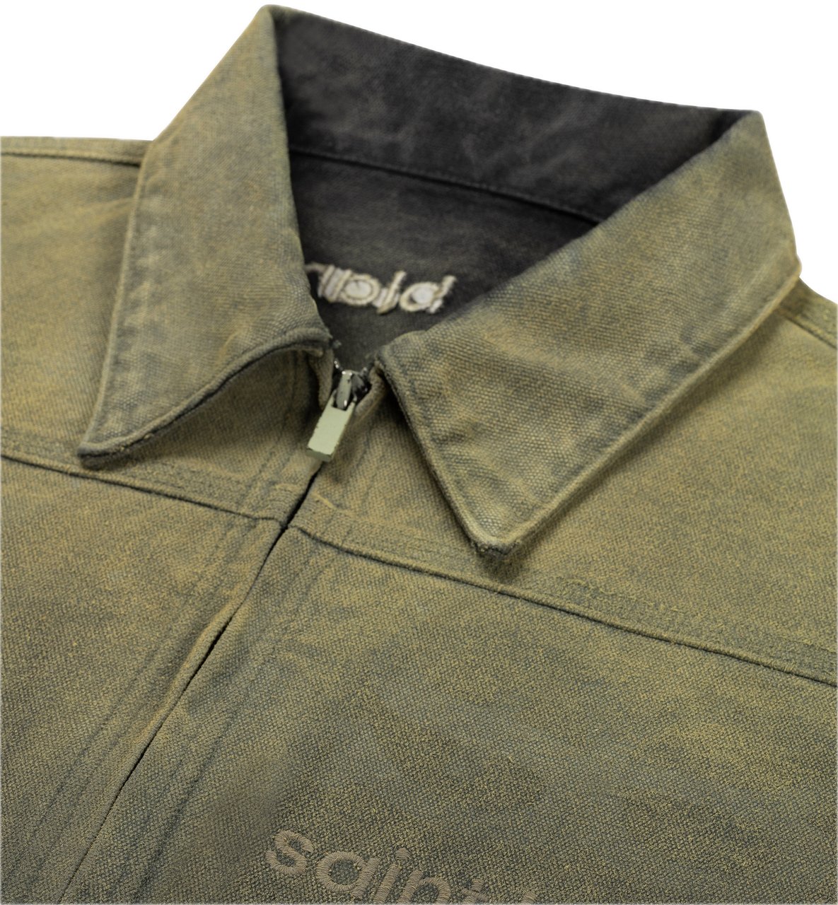 Saint Blanc Blend Canvas Jacket Groen