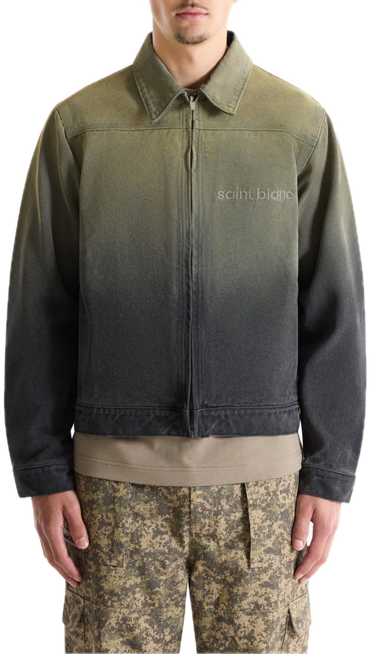 Saint Blanc Blend Canvas Jacket Groen