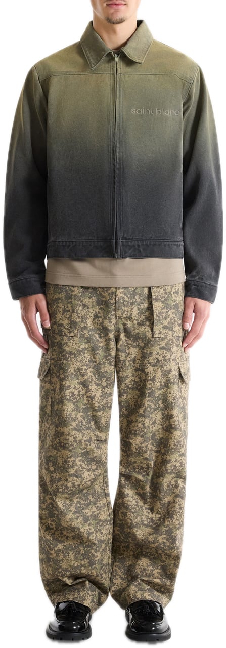 Saint Blanc Blend Canvas Jacket Groen