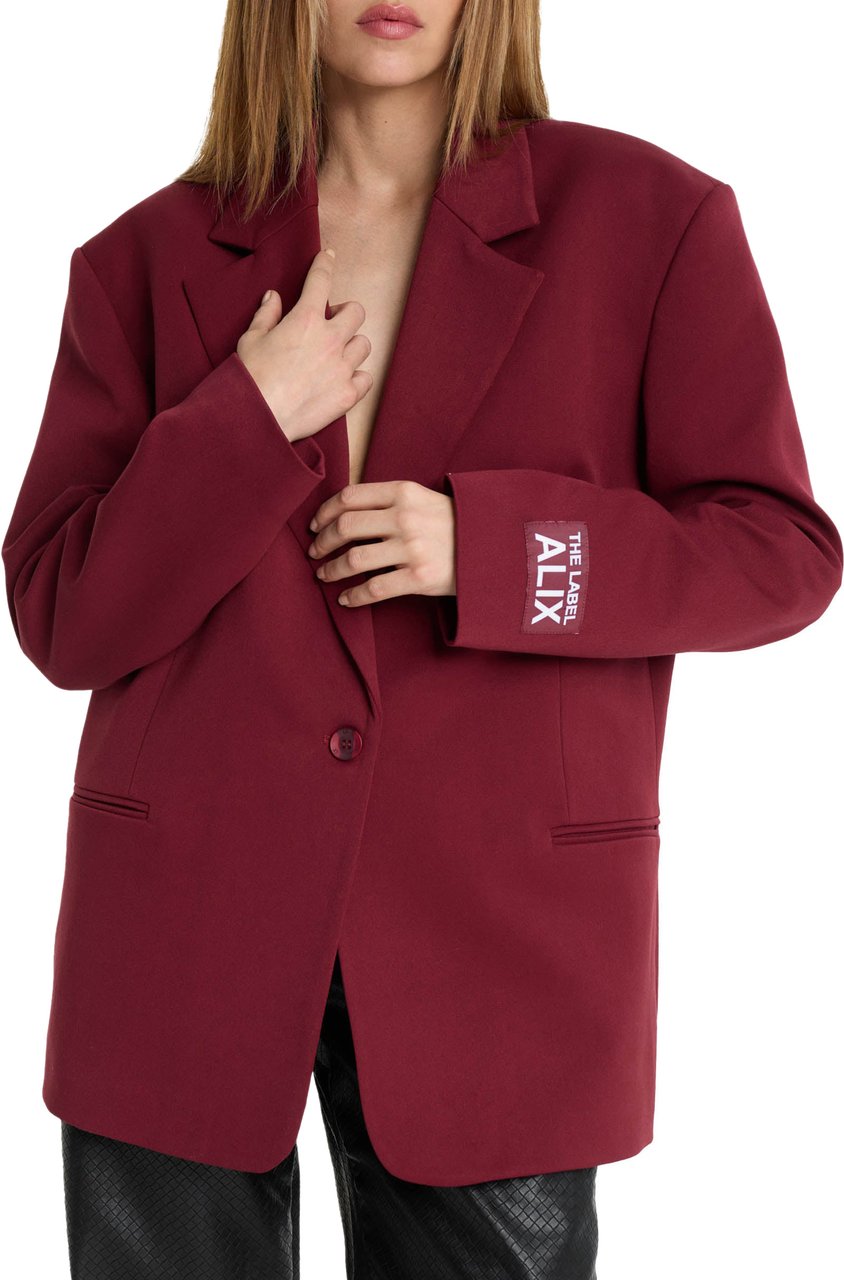 Alix The Label Oversized Blazer Rood
