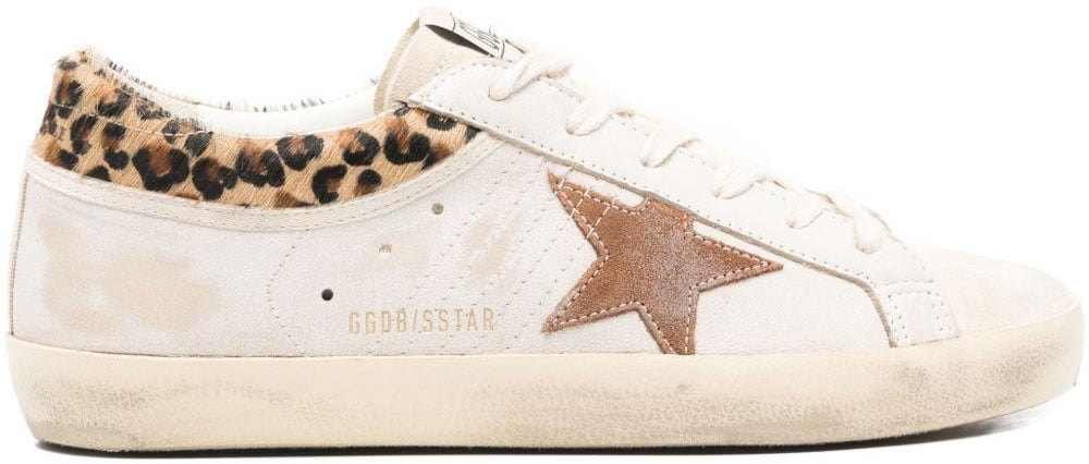 Golden Goose Sneakers White Beige Wit