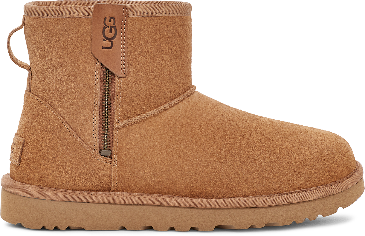 UGG Classic Mini Bailey Zip Chestnut Divers