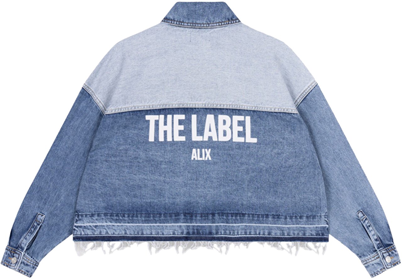 Alix The Label Mix Denim Blouse Blauw