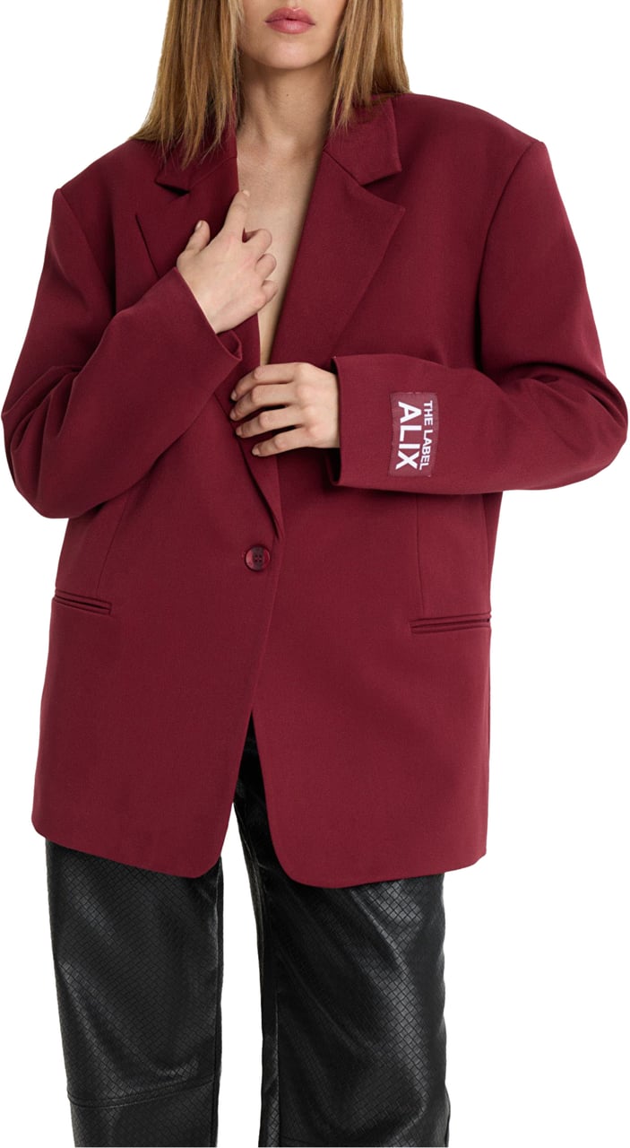 Alix The Label Oversized Blazer Rood
