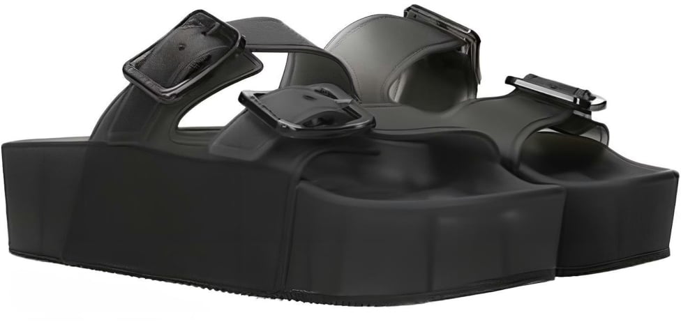 Balenciaga Mallorca Platform Sandals Zwart