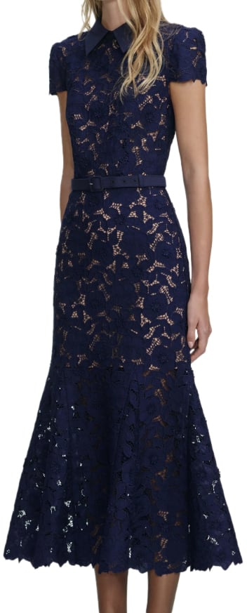 Self-Portrait Dresses Blue Navy