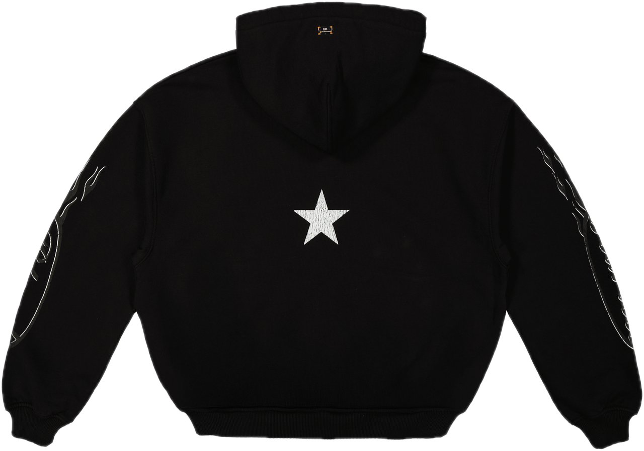 Fearless Blood Biebs vest Black Zwart