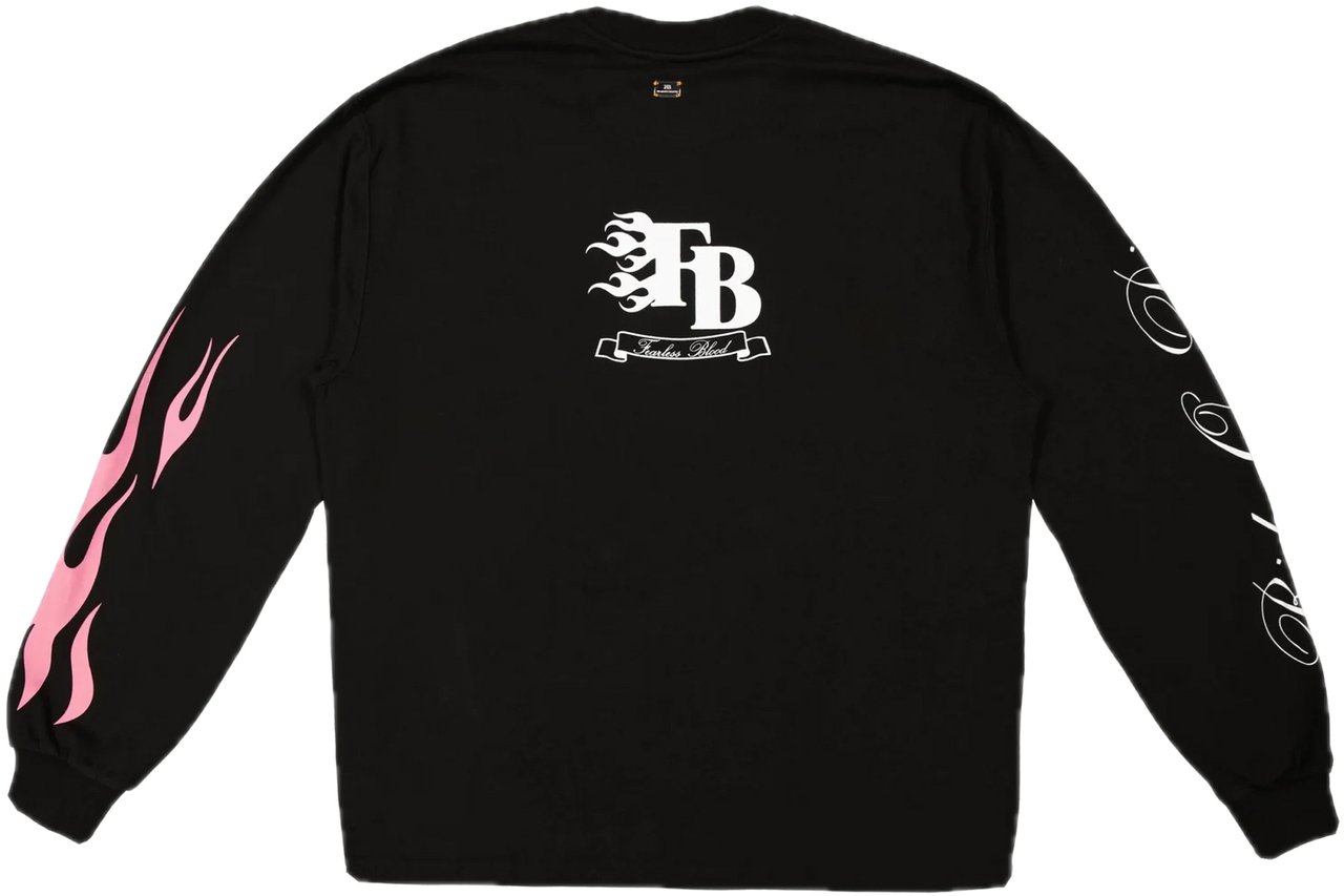 Fearless Blood Gino Longsleeve Black Zwart