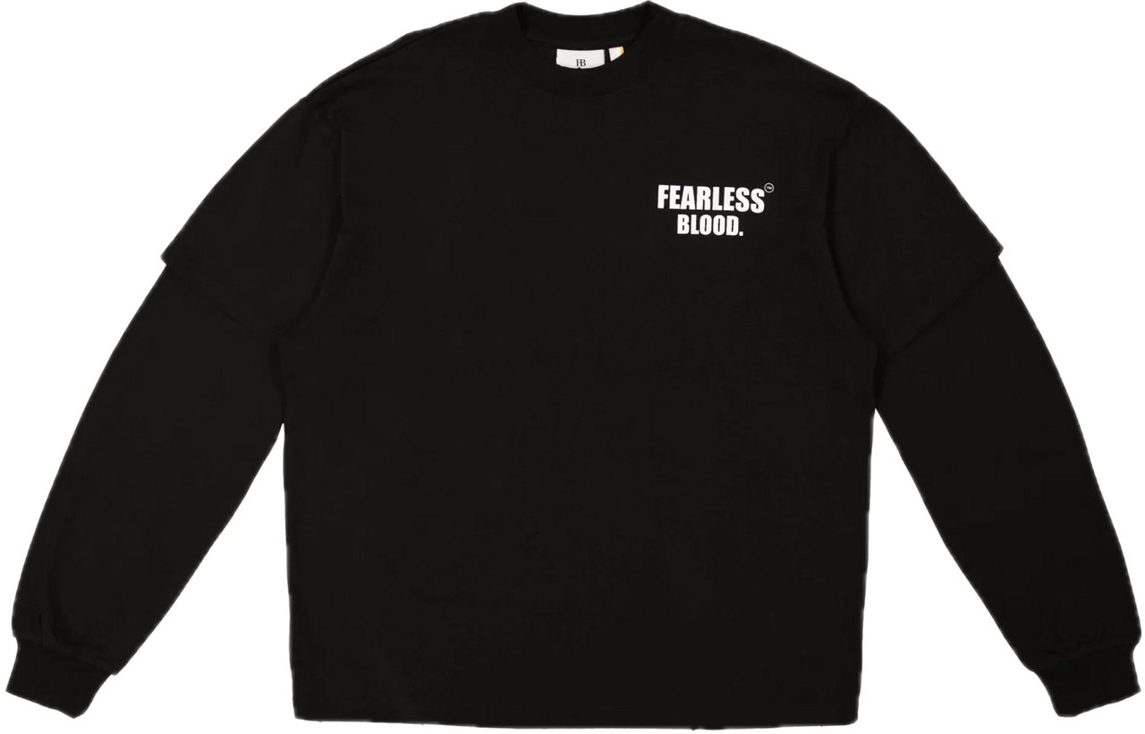 Fearless Blood Suprise Longsleeve Black Zwart