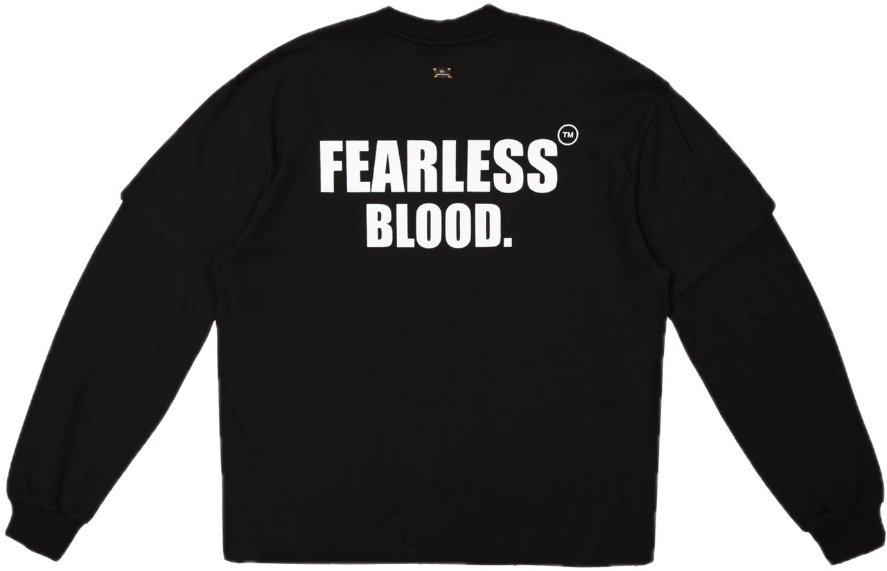 Fearless Blood Suprise Longsleeve Black Zwart
