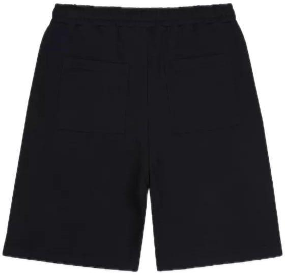 FLÂNEUR sweatshort black aeronautique Zwart