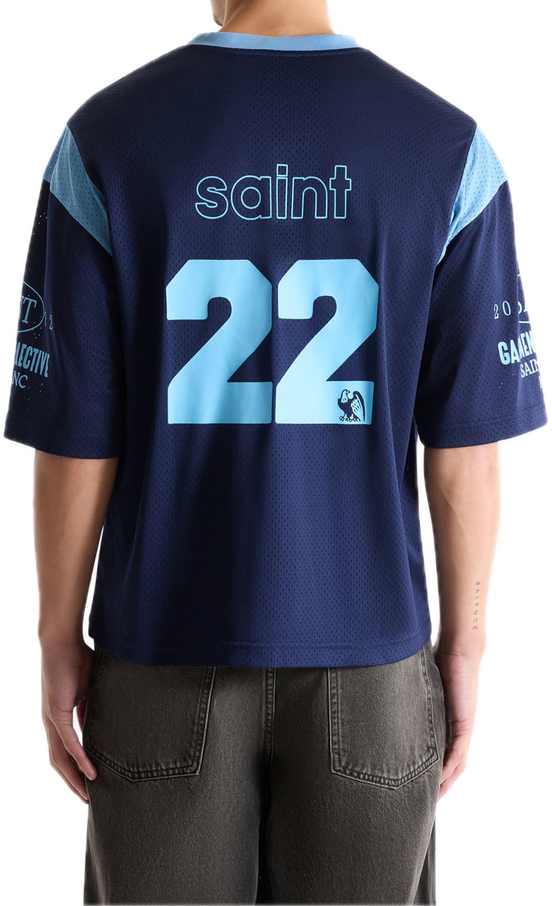 Saint Blanc Collective Jersey Black Iris Blauw