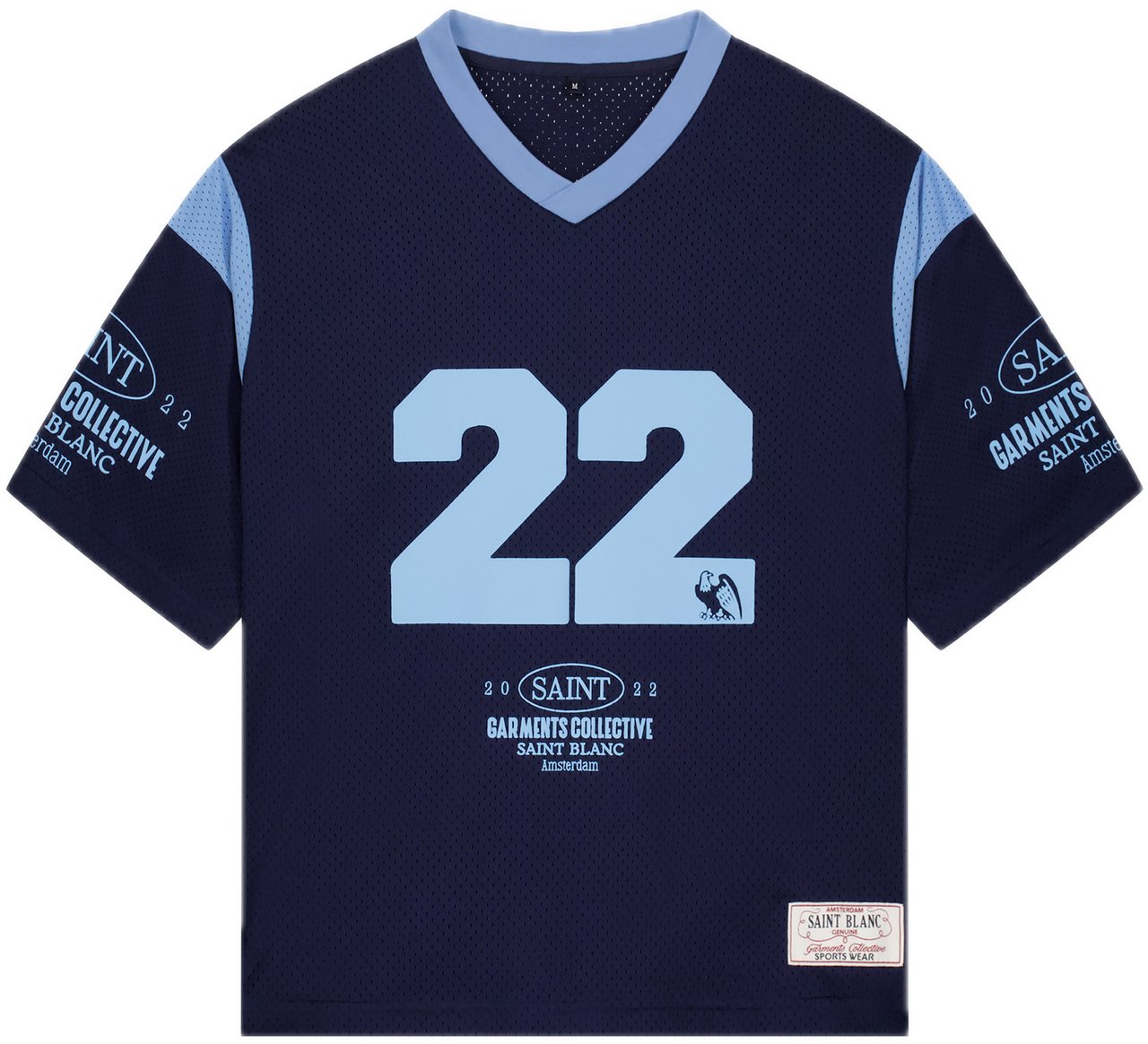 Saint Blanc Collective Jersey Black Iris Blauw