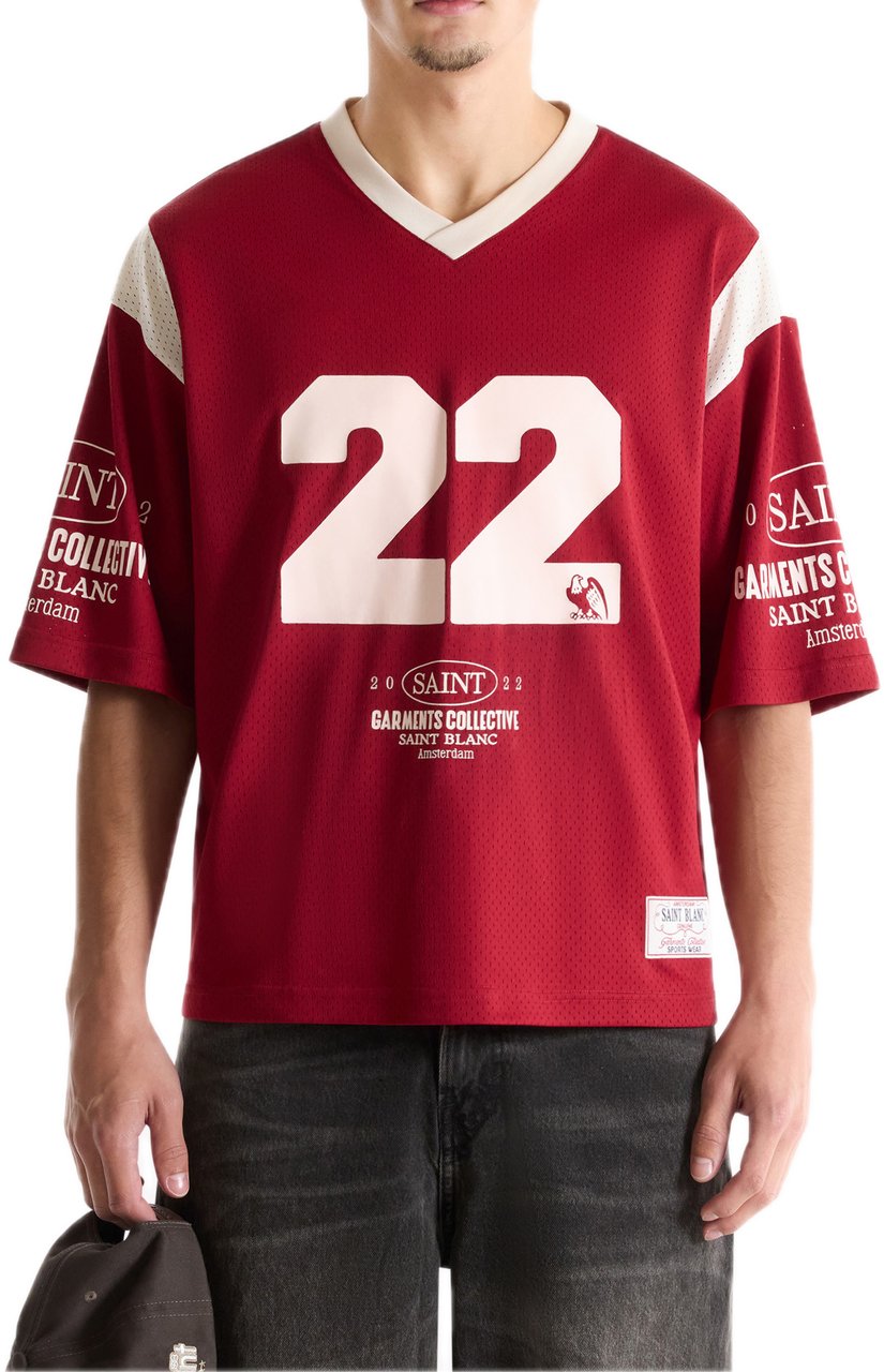Saint Blanc Collective Jersey Oxblood Red Rood