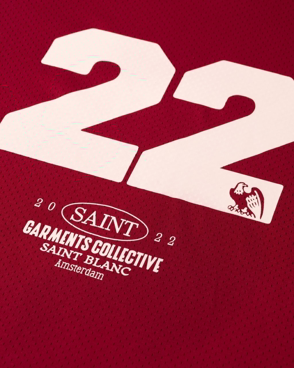 Saint Blanc Collective Jersey Oxblood Red Rood