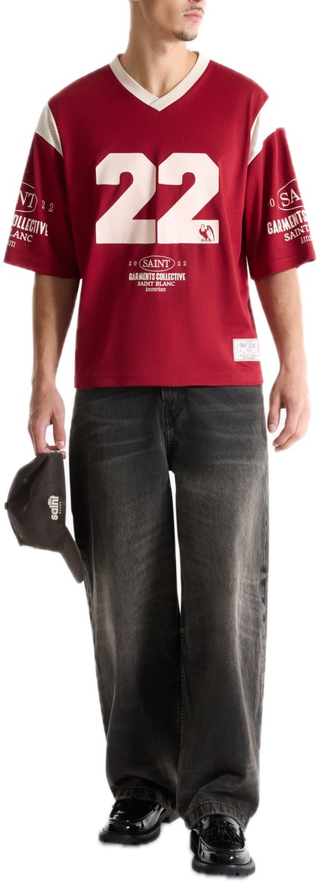 Saint Blanc Collective Jersey Oxblood Red Rood
