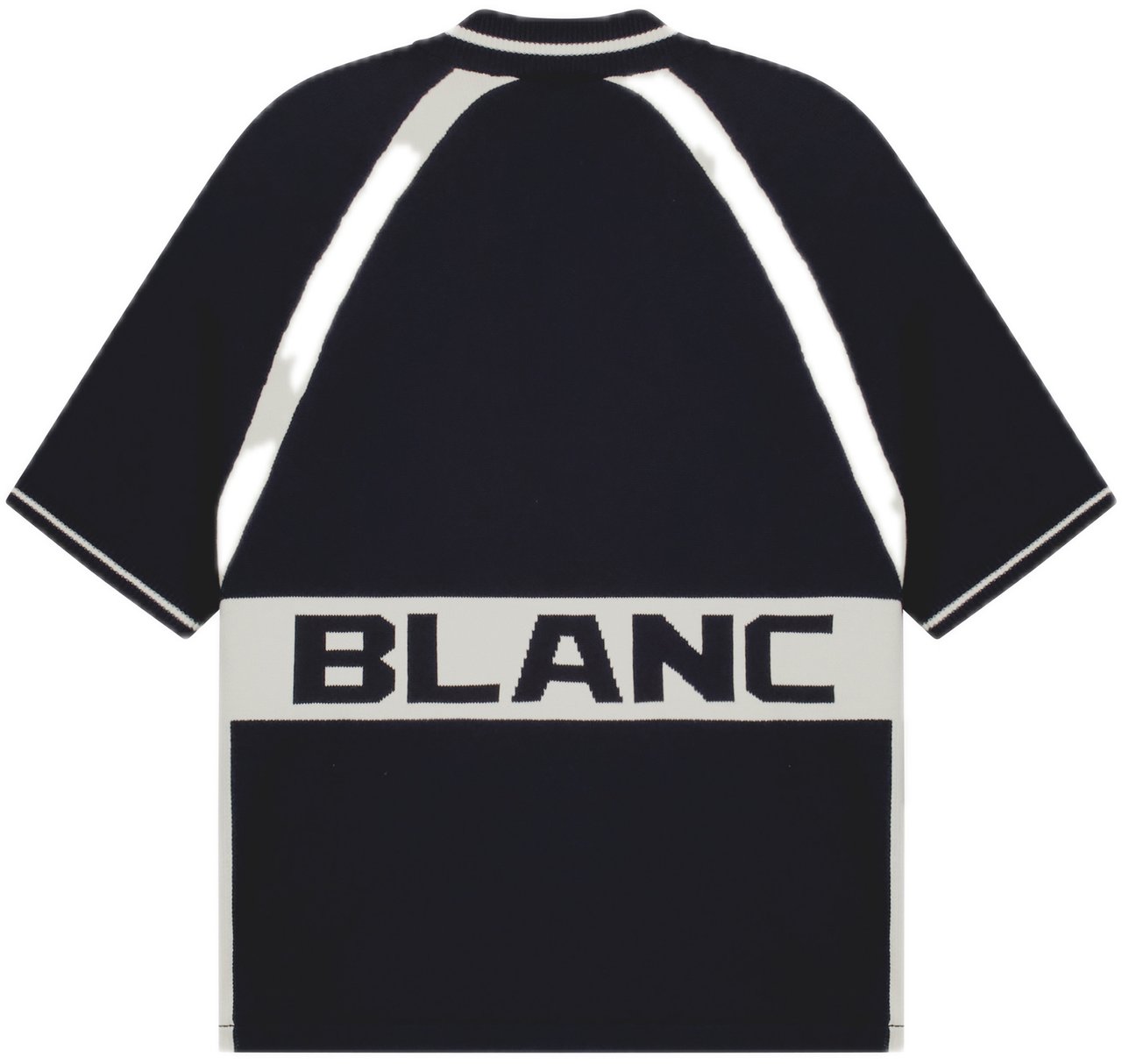 Saint Blanc Cycling Knit Polo Black Iris Blauw