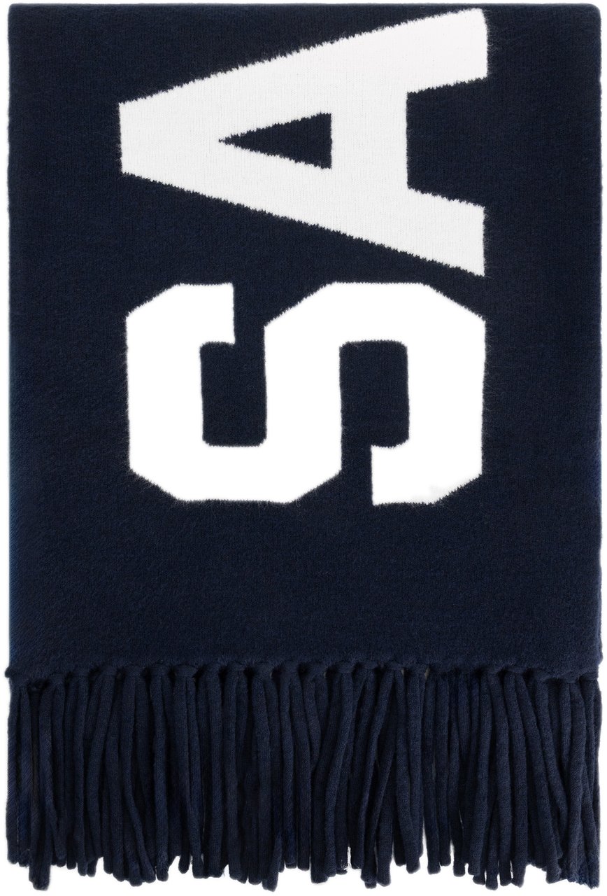 Saint Blanc Classic Scarf Black Iris Blauw