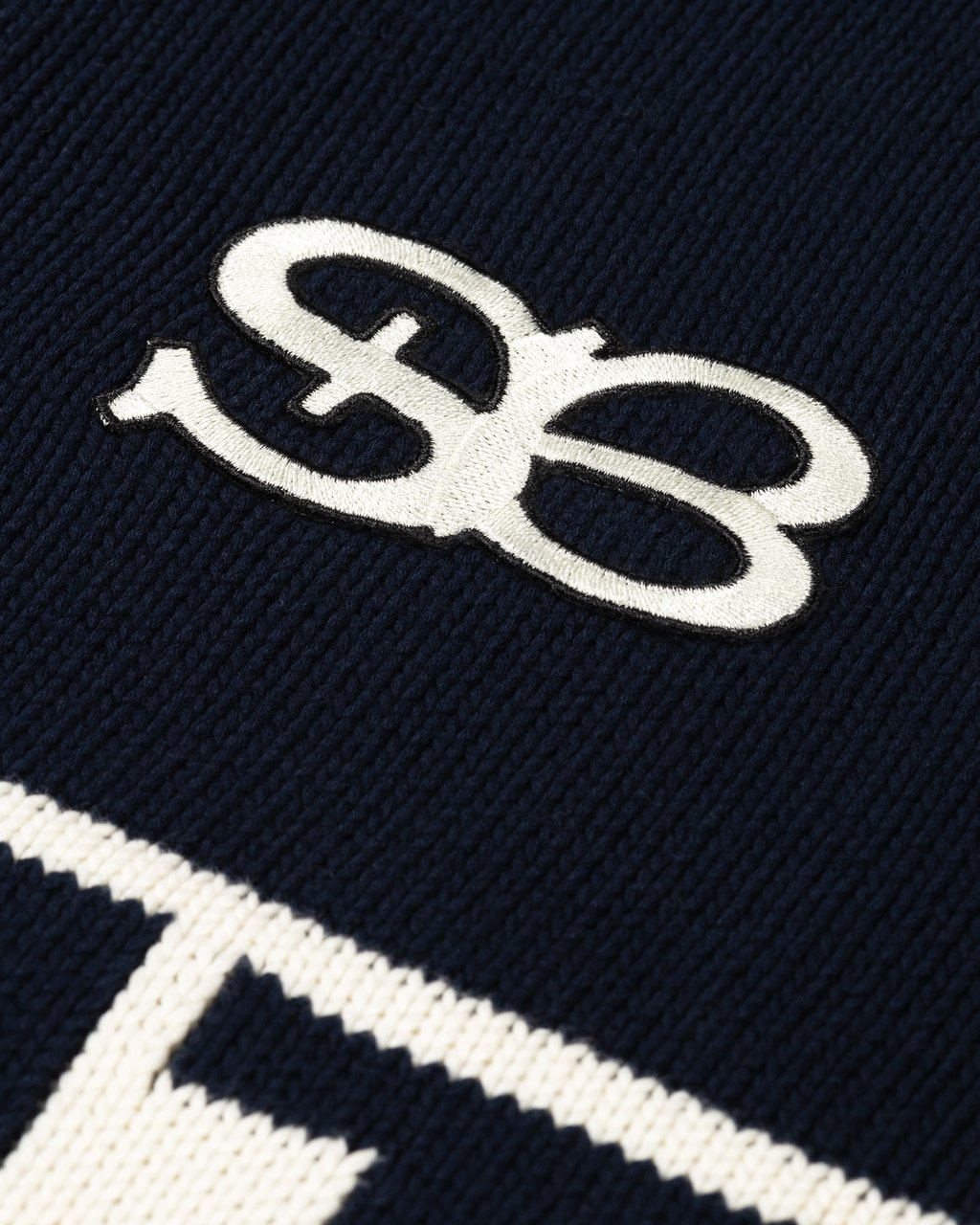 Saint Blanc Heavy Cycling Knit Top Black Iris Blauw