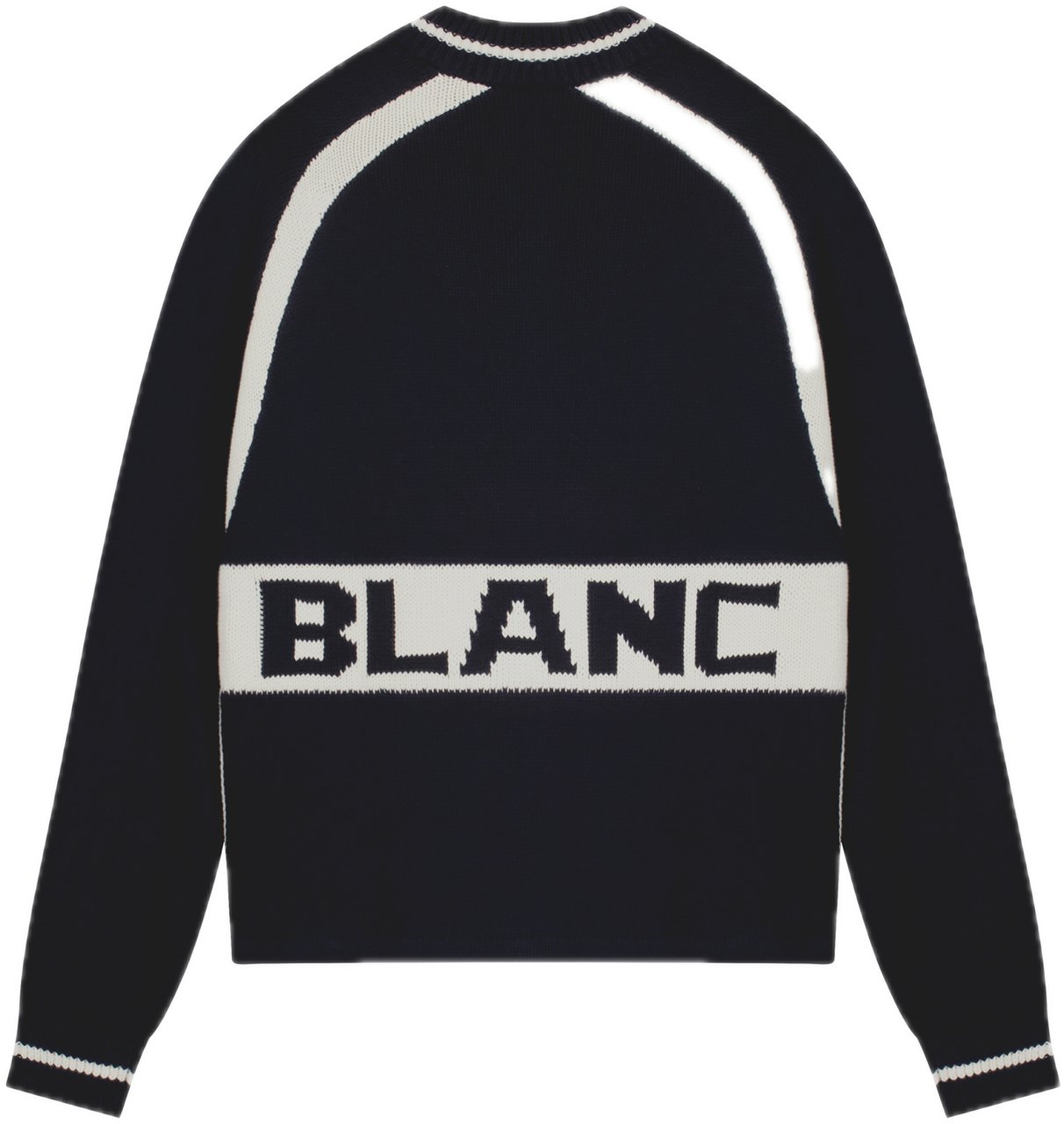 Saint Blanc Heavy Cycling Knit Top Black Iris Blauw