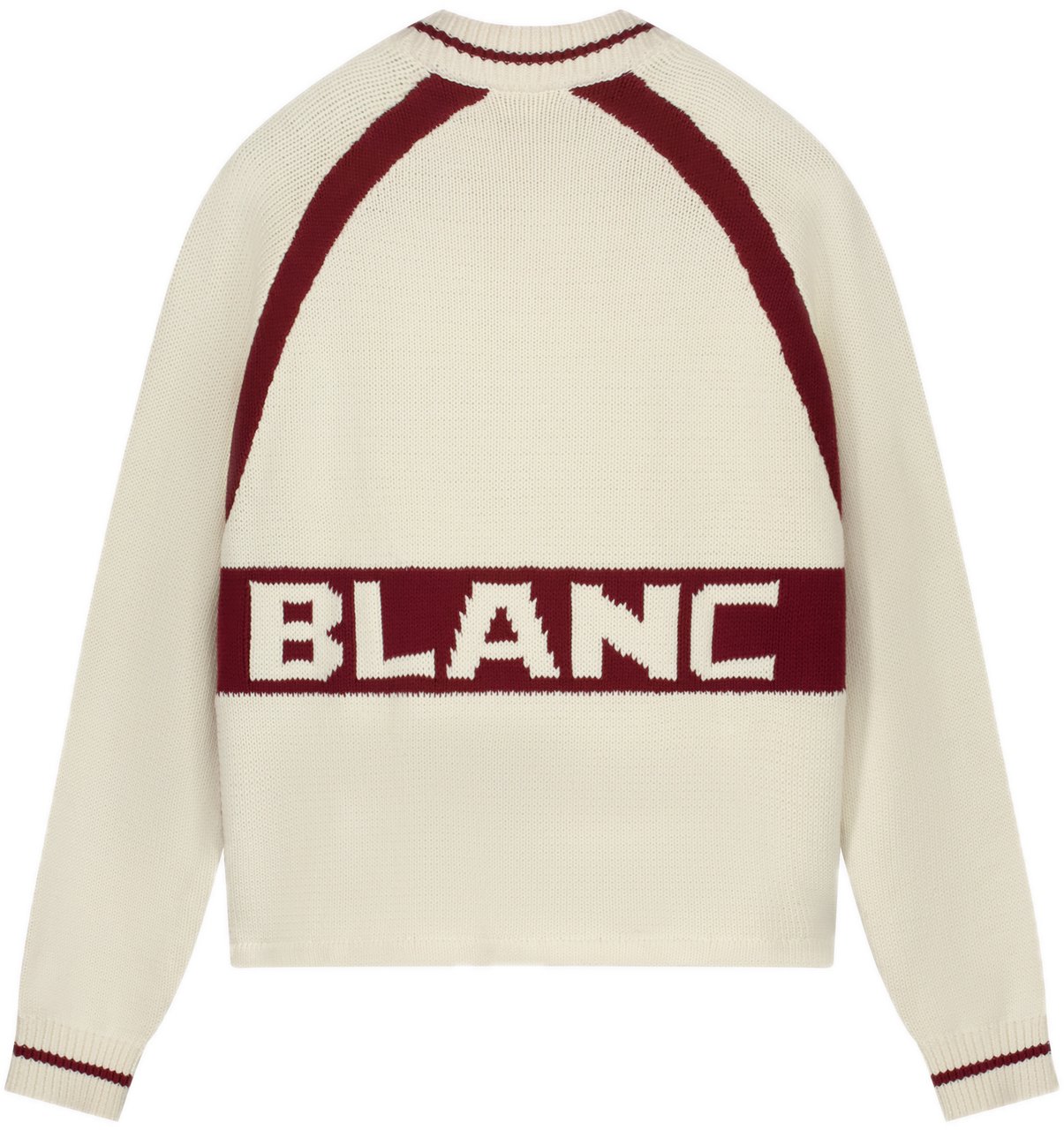 Saint Blanc Heavy Cycling Knit Top Off White Wit