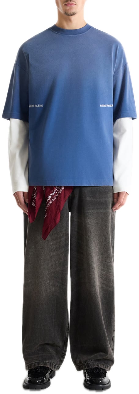 Saint Blanc Campione Long Shirt Set Sail Blauw